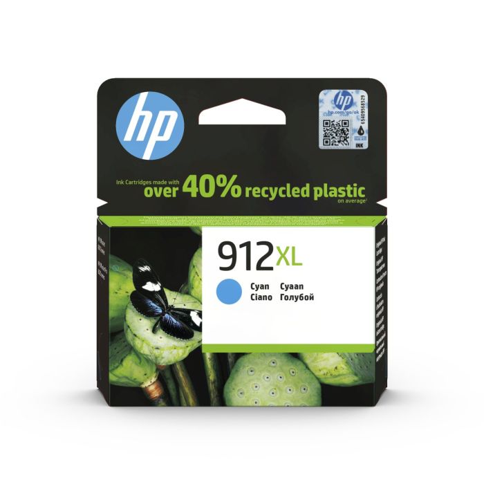 HP 912XL Cyan Ink Cartridge (3YL81AE)