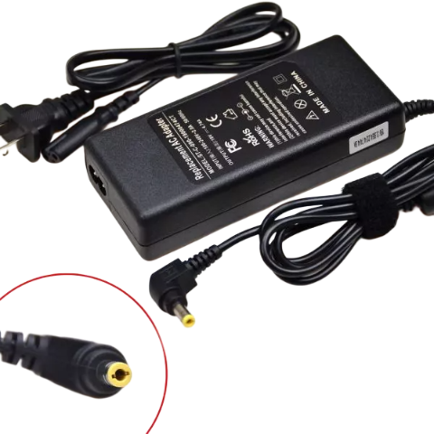 Toshiba-Compatible 90W Laptop Charger – 19V 4.74A (5.5×2.5mm Barrel Tip)