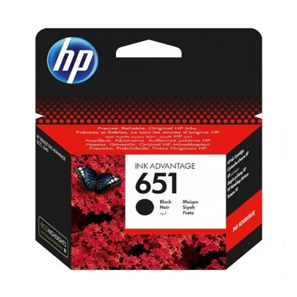 HP 651 Black Ink Advantage Cartridge (C2P10AE)
