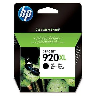 HP 920XL High Yield Black Original Ink Cartridge (CD975AE)